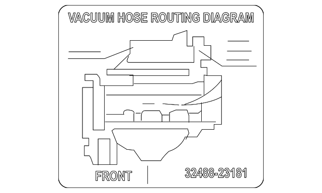 32490-23101 Деталь VACUUM HOSE