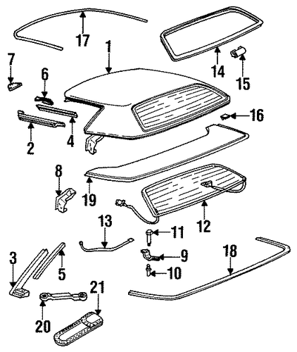 Corvette TOP & COMPONENTS