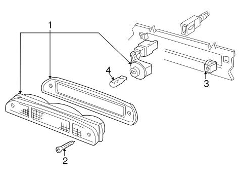 B3000 HIGH MOUNTED STOP LAMP 2