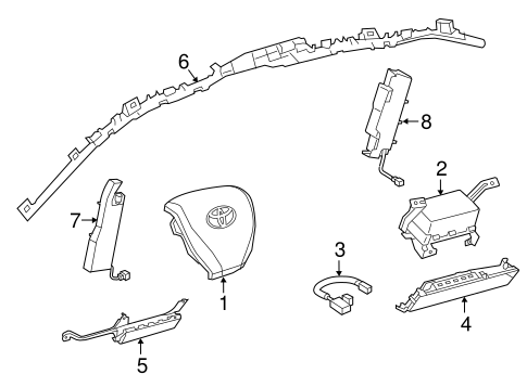 Camry AIR BAG COMPONENTS