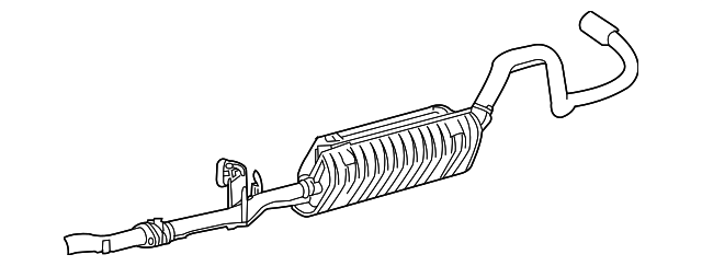 1FAC40500 Деталь MUFFLER & PIPE