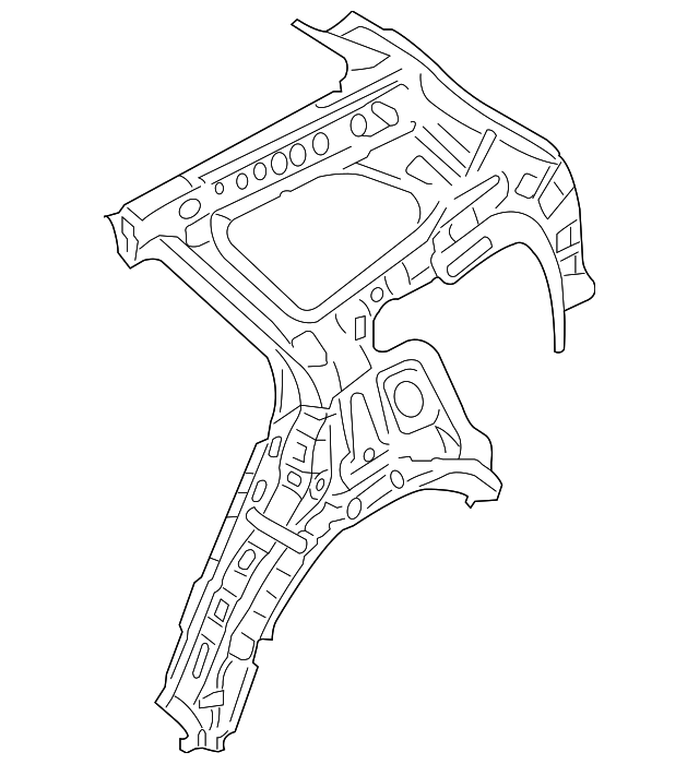 71601-B8200 Деталь INNER QTR PANEL, LEFT
