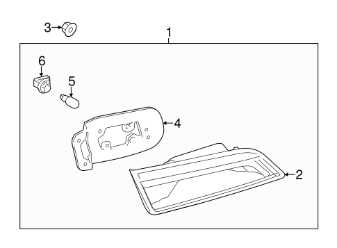 Camry BACKUP LAMPS