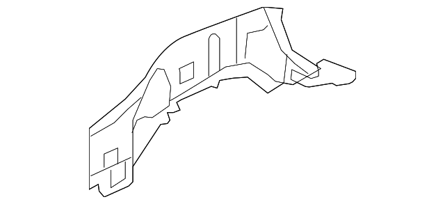 19257006 Деталь OUTER RAIL, LEFT