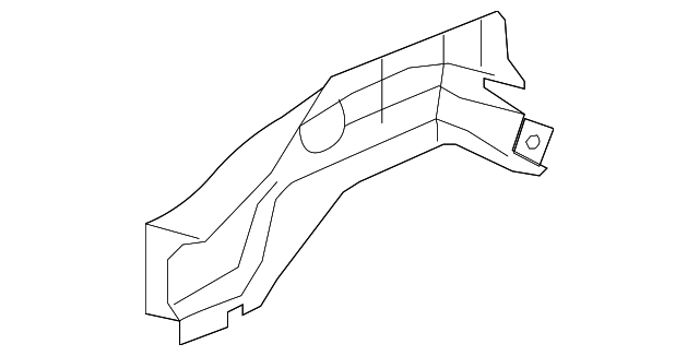 19257007 Деталь INNER RAIL, LEFT