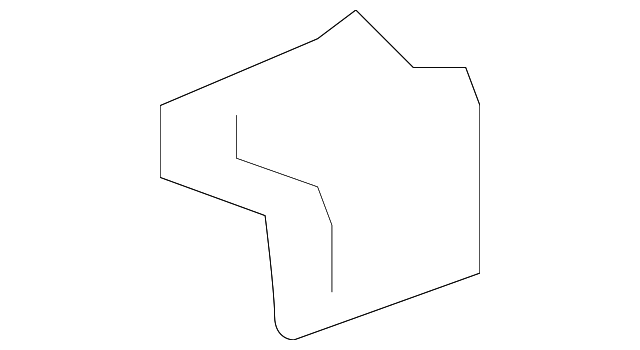 19120999 Деталь FRONT SUPPORT, RIGHT