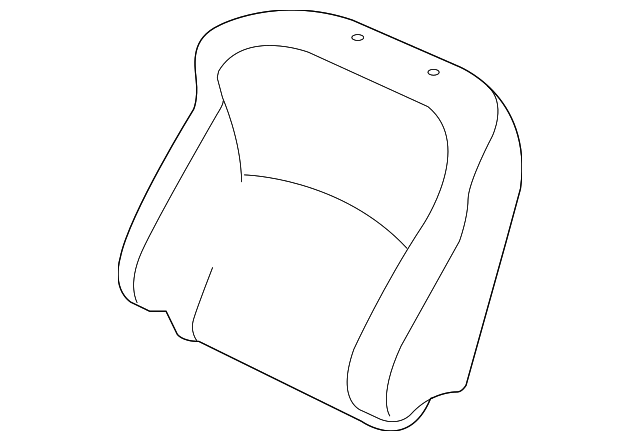 6901A476XA Деталь SEAT BACK COVER