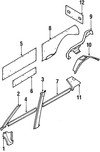 Justy INTERIOR TRIM