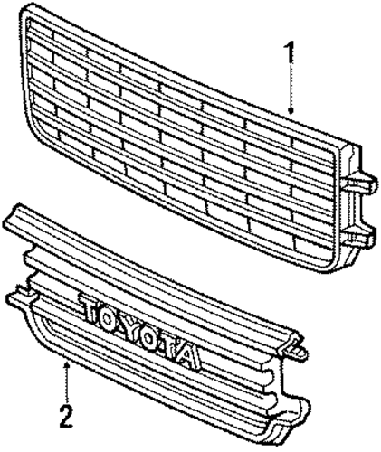 Land Cruiser GRILLE & COMPONENTS