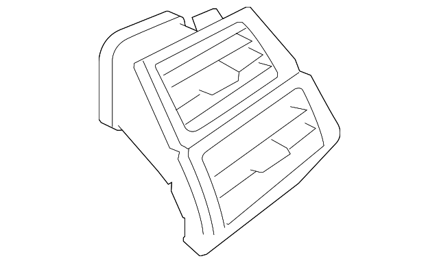 64-22-9-270-516 Деталь VENT GRILLE, LEFT