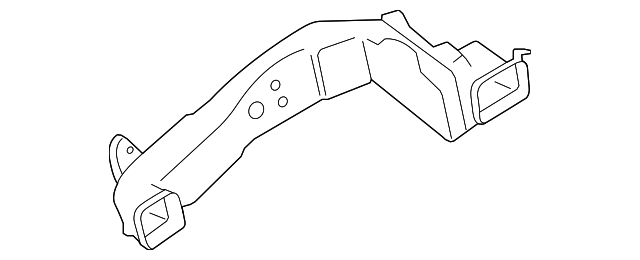 64-22-9-258-253 Деталь AIR DUCT, LEFT