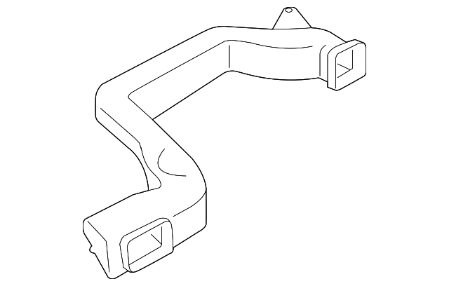 64-22-9-258-254 Деталь AIR DUCT, RIGHT