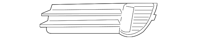 8P4-807-681-F Деталь LOWER GRILLE, LEFT