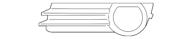 8P4-807-682-B Деталь LOWER GRILLE, RIGHT
