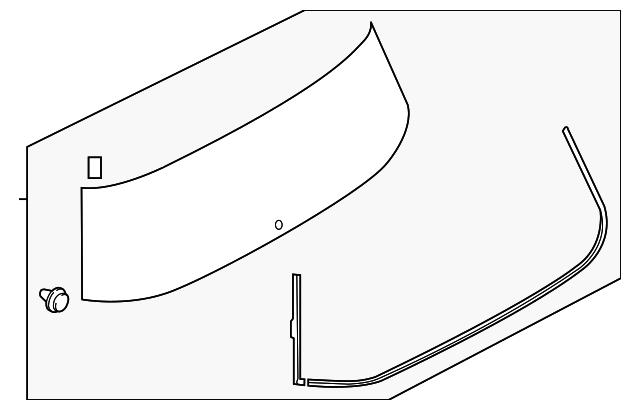 K0300-1JA0A Деталь LIFT GATE GLASS