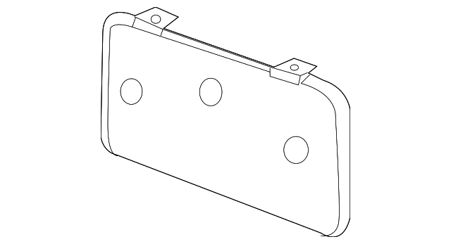 XL3Z-17A385-AA Деталь LICENSE BRACKET