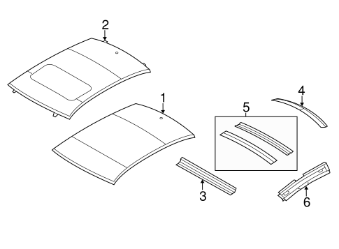 Sebring ROOF & COMPONENTS 2