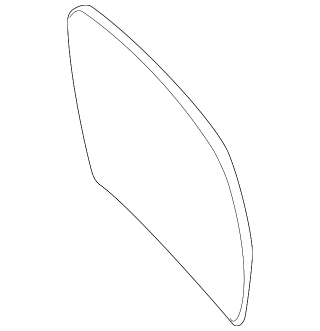 88892696 Деталь MIRROR GLASS, RIGHT