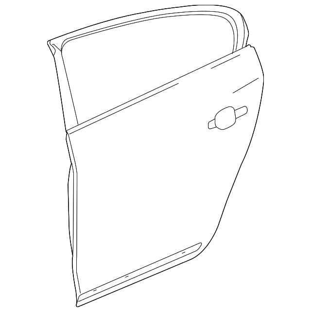 6800457820 Деталь DOOR SHELL, LEFT