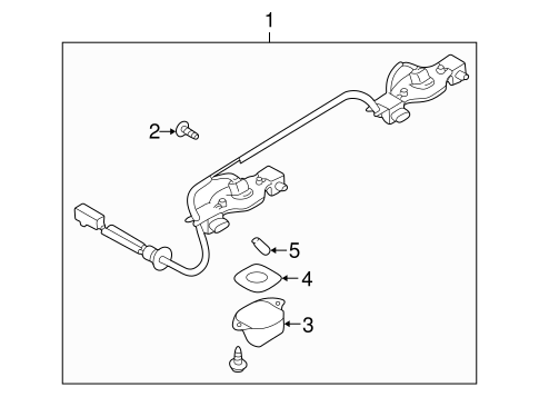 Impreza LICENSE LAMPS