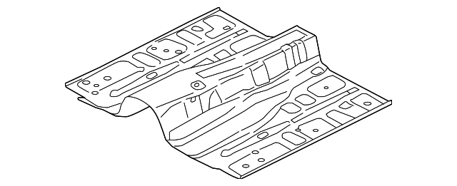 65267-B1040 Деталь FRONT FLOOR PAN BRACKET