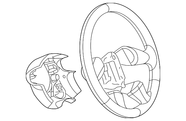 22805639 Деталь STEERING WHEEL