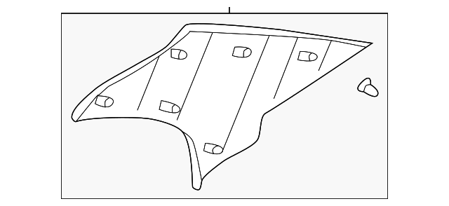 85850-3D100-OI Деталь QTR PILLAR TRIM, LEFT