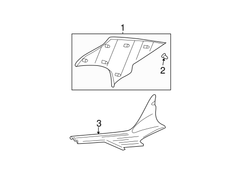 Sonata INTERIOR TRIM - QUARTER PANELS