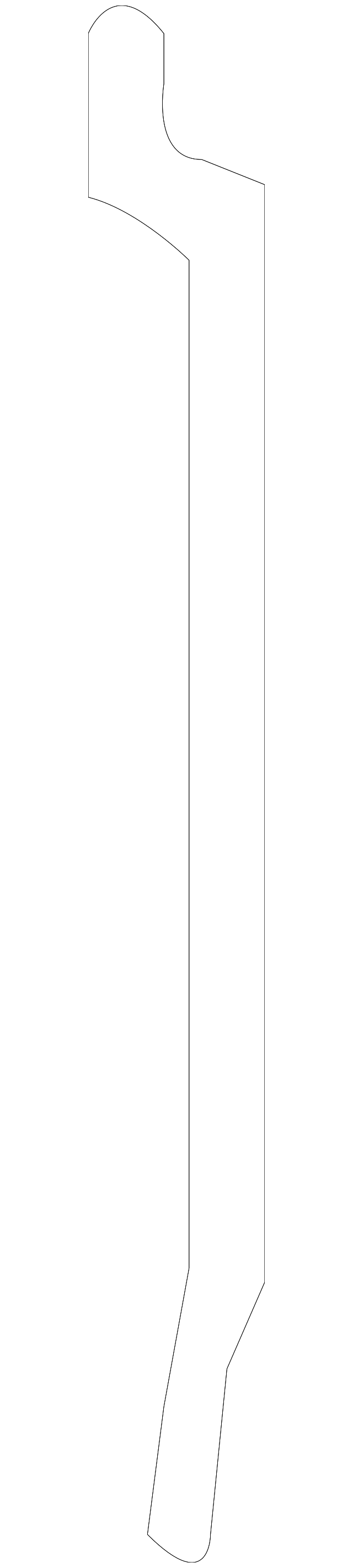 ZZCA-72-426 Деталь LOCK ROD, LEFT