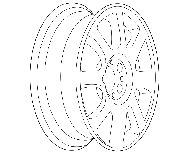 9597212 WHEEL, ALLOY