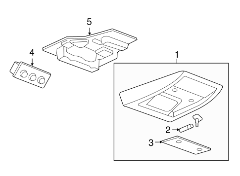 Escalade OVERHEAD CONSOLE