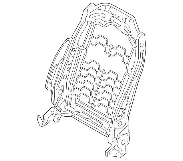 88410-C2000 Деталь SEAT BACK FRAME
