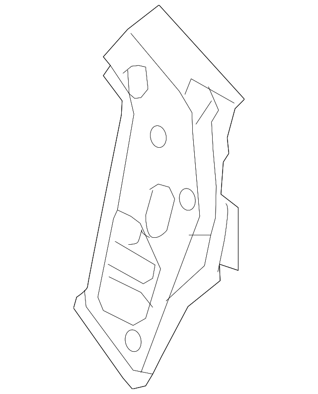 GHK1-71-121 Деталь FRONT REINF, LEFT