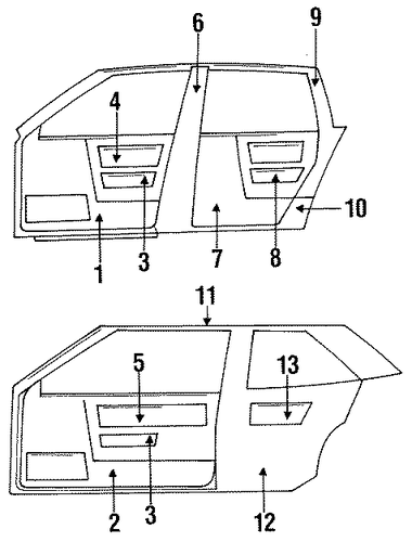 Citation II CENTER PILLAR