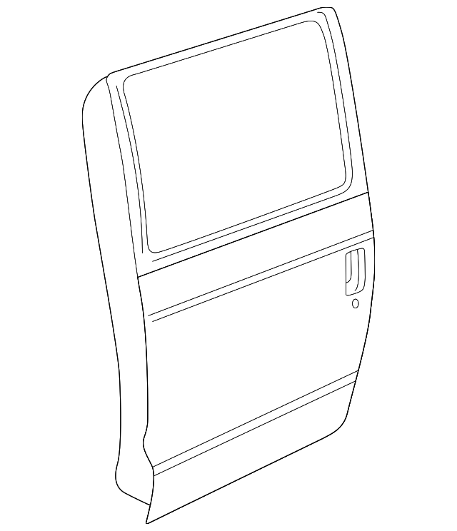 22892603 Деталь DOOR SHELL, LEFT