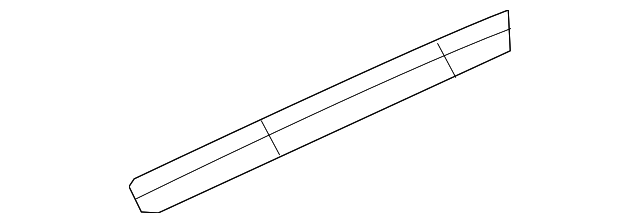 20835973 Деталь LOWER W'STRIP, RIGHT
