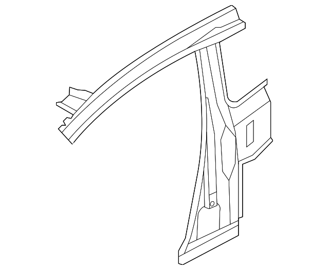 71402-1M200 Деталь PILLAR REINF, RIGHT