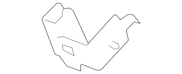 15874084 Деталь LOWER CHANNEL, LEFT