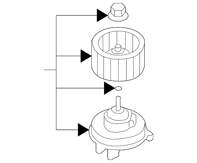 NE51-61-B10 Деталь BLOWER ASSY