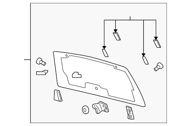 ZZ1C-63-931 GLASS ASSY