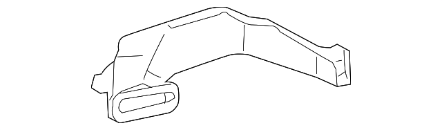 55971-60080 Деталь OUTER DUCT, LEFT