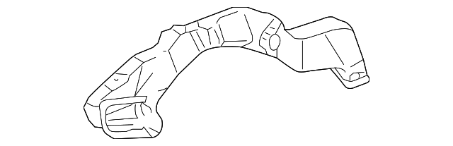 55843-60100 Деталь AIR OUTLET DUCT, LEFT
