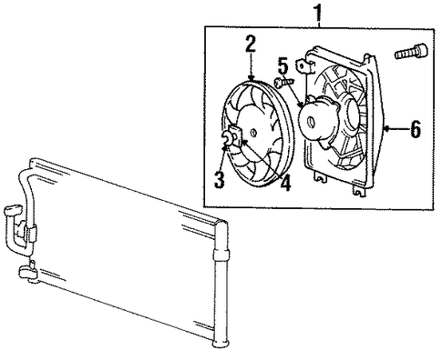 Elantra CONDENSER FAN