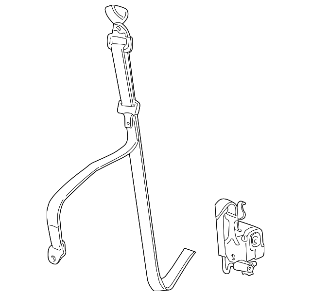5JL401J6AG Деталь RETRACTOR ASSY, RIGHT