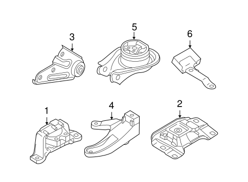 5 ENGINE & TRANS MOUNTING