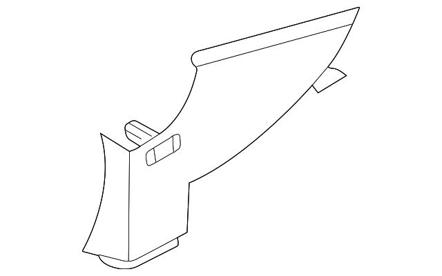 76934AR002 Деталь UPPER QTR TRIM, RIGHT
