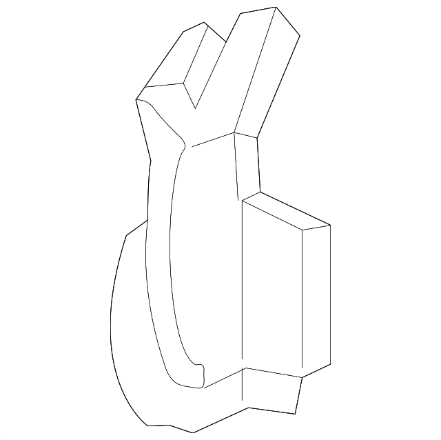 10406074 Деталь SPLASH SHIELD, RIGHT