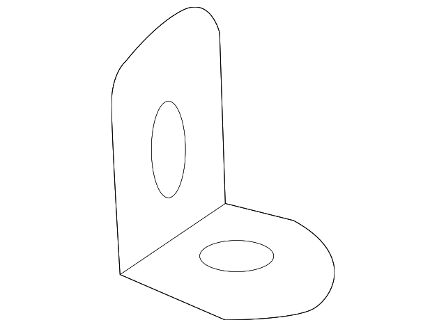 4865891AA SUPPORT BRACKET BRACKET, LEFT