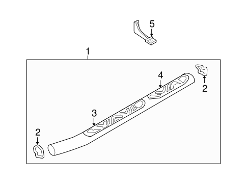 Xterra EXTERIOR TRIM - PILLARS