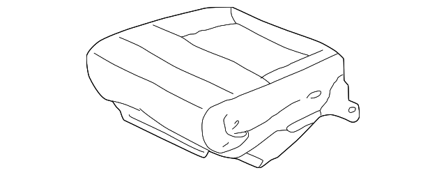 81531-S0X-A21ZC Деталь COVER, L. FR. SEAT CUSHION TRIM *YR169L*